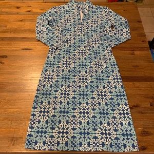 J. McLaughlin Bedford Dress Blue Size Small